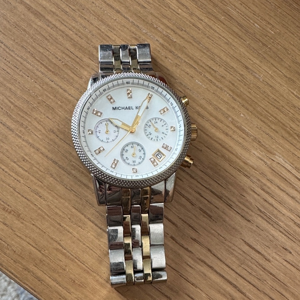 Michael Kors Two-Tone Chronograph Watch